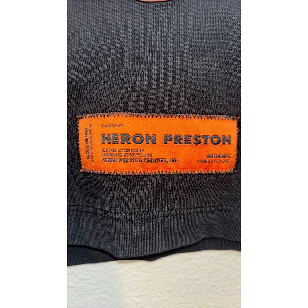Heron Preston crop tee Large